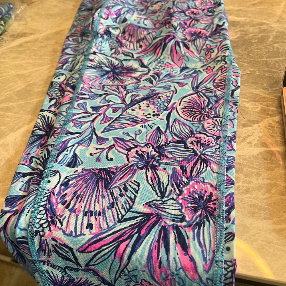Lilly Pulitzer South Beach High Rise in Breakwater Blue Shells N Bells XXL